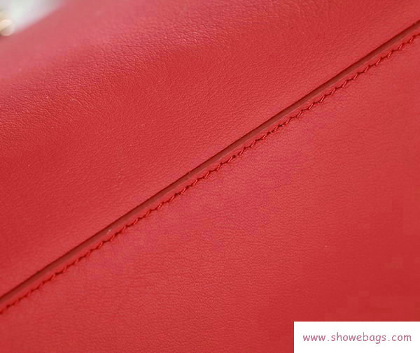 YSL cabas chyc bag original leather 5086 light red